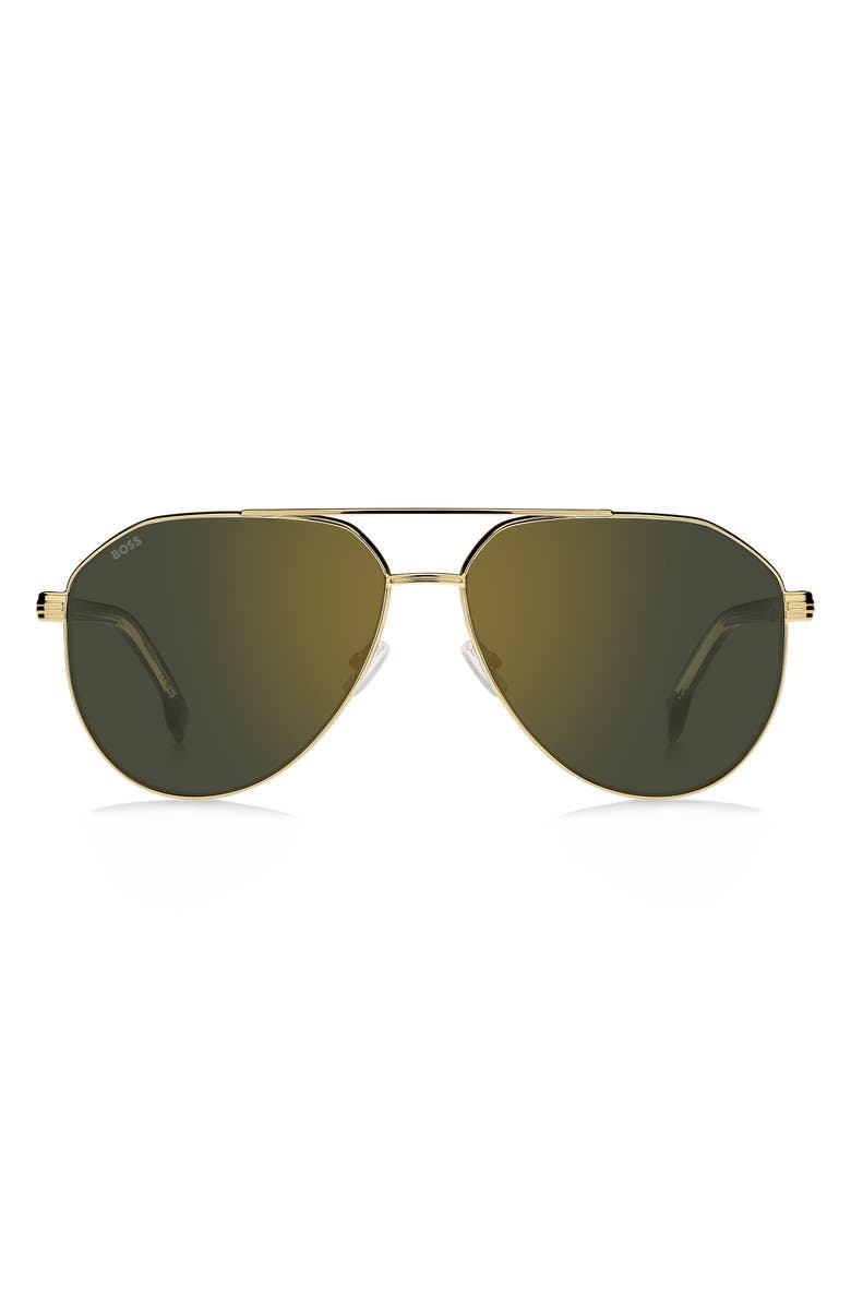 BOSS 60mm Pilot Sunglasses, Main, color,