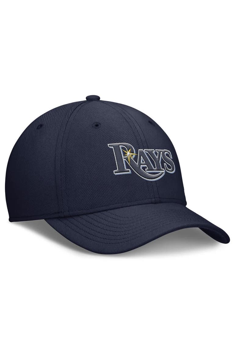 Men's Nike Navy Tampa Bay Rays Rise Performance Flex Hat, Alternate, color, Navy