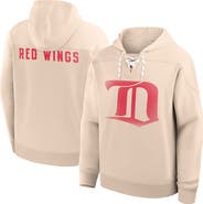 FANATICS Men's Fanatics Cream Detroit Red Wings Vintage Hoodie