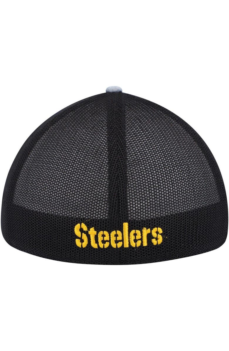 '47 Men's '47 Heathered Gray/Black Pittsburgh Steelers Motivator Flex Hat, Alternate, color, Heather Gray