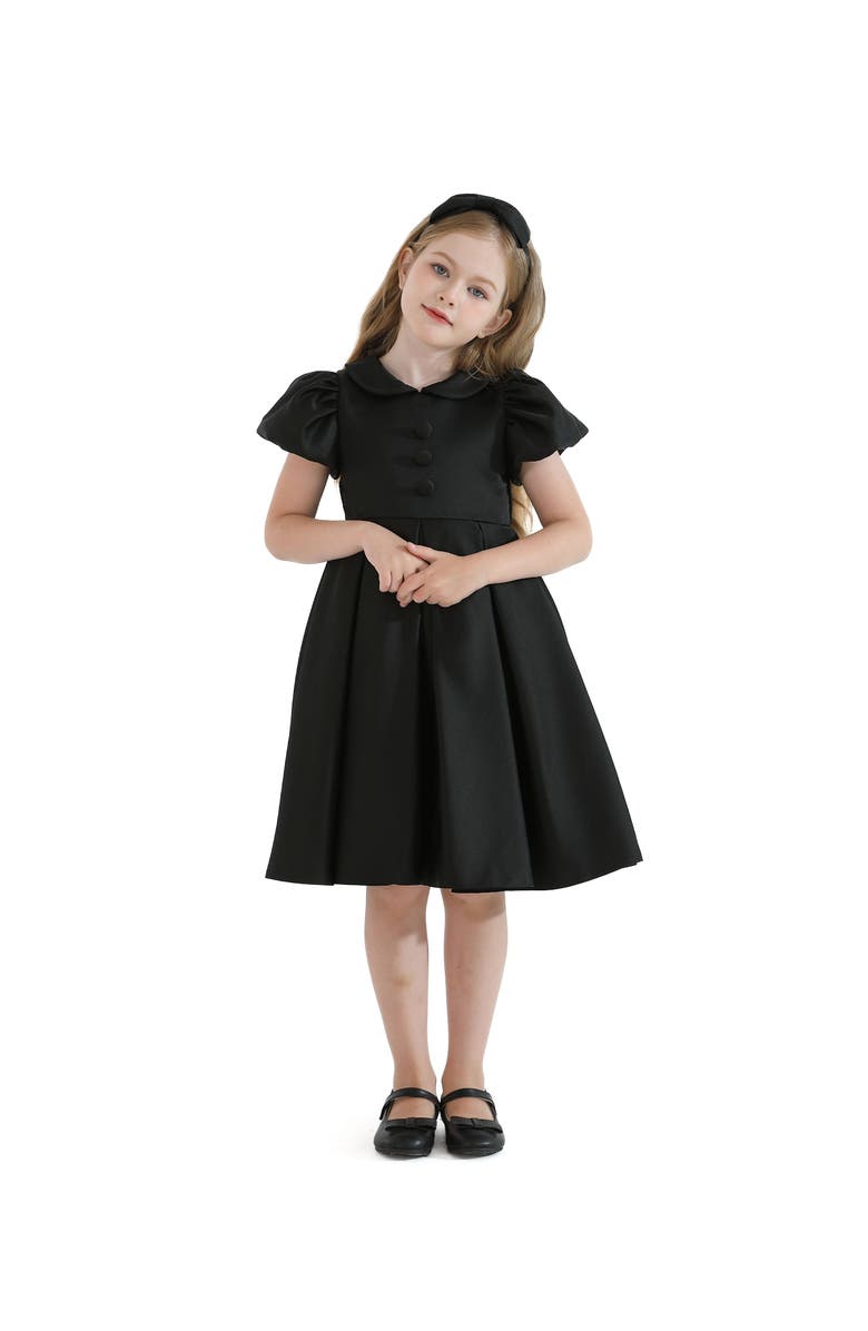 Tulleen Barrymore Dress, Alternate, color, Black