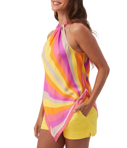 Trina Turk Lavani Halter Scarf Top In Multi