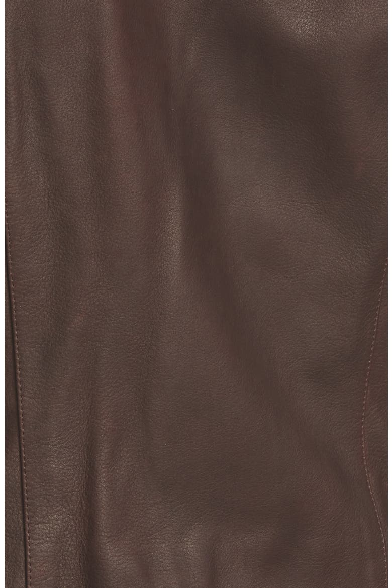 Dracubiker Leather Moto Jacket, Alternate, color, BURGUNDY LAPIS