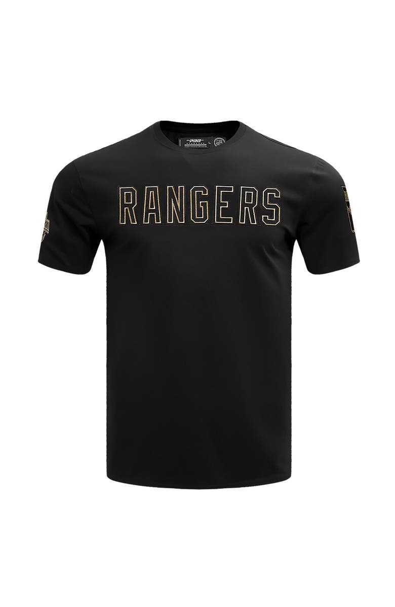 PRO STANDARD Men's Pro Standard Black New York Rangers Wordmark T-Shirt, Alternate, color, 