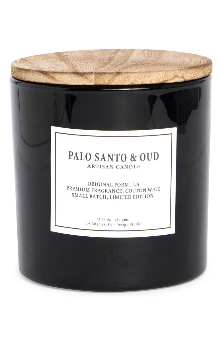 PORTOFINO CANDLES Palo Santo & Oud Candle, Main, color, Palo Santo And Oud
