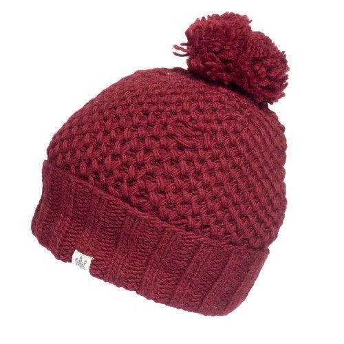 Nirvanna Designs Rutland Beanie In Burgundy