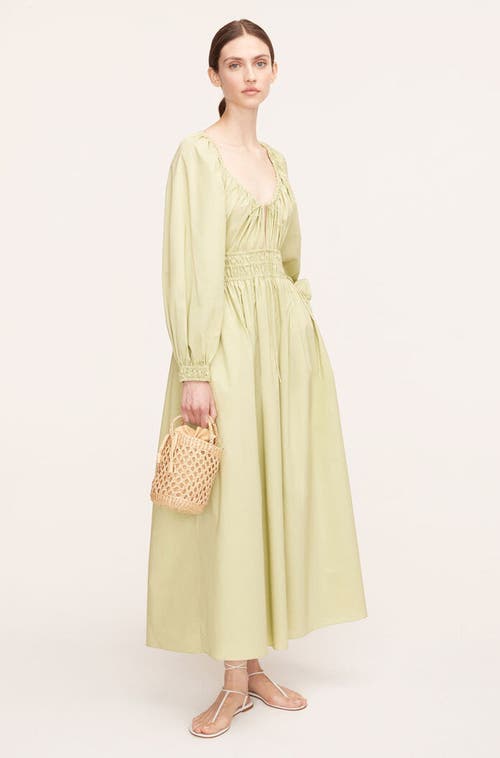 REBECCA TAYLOR REBECCA TAYLOR POPLIN SMOCKED WAIST DRESS