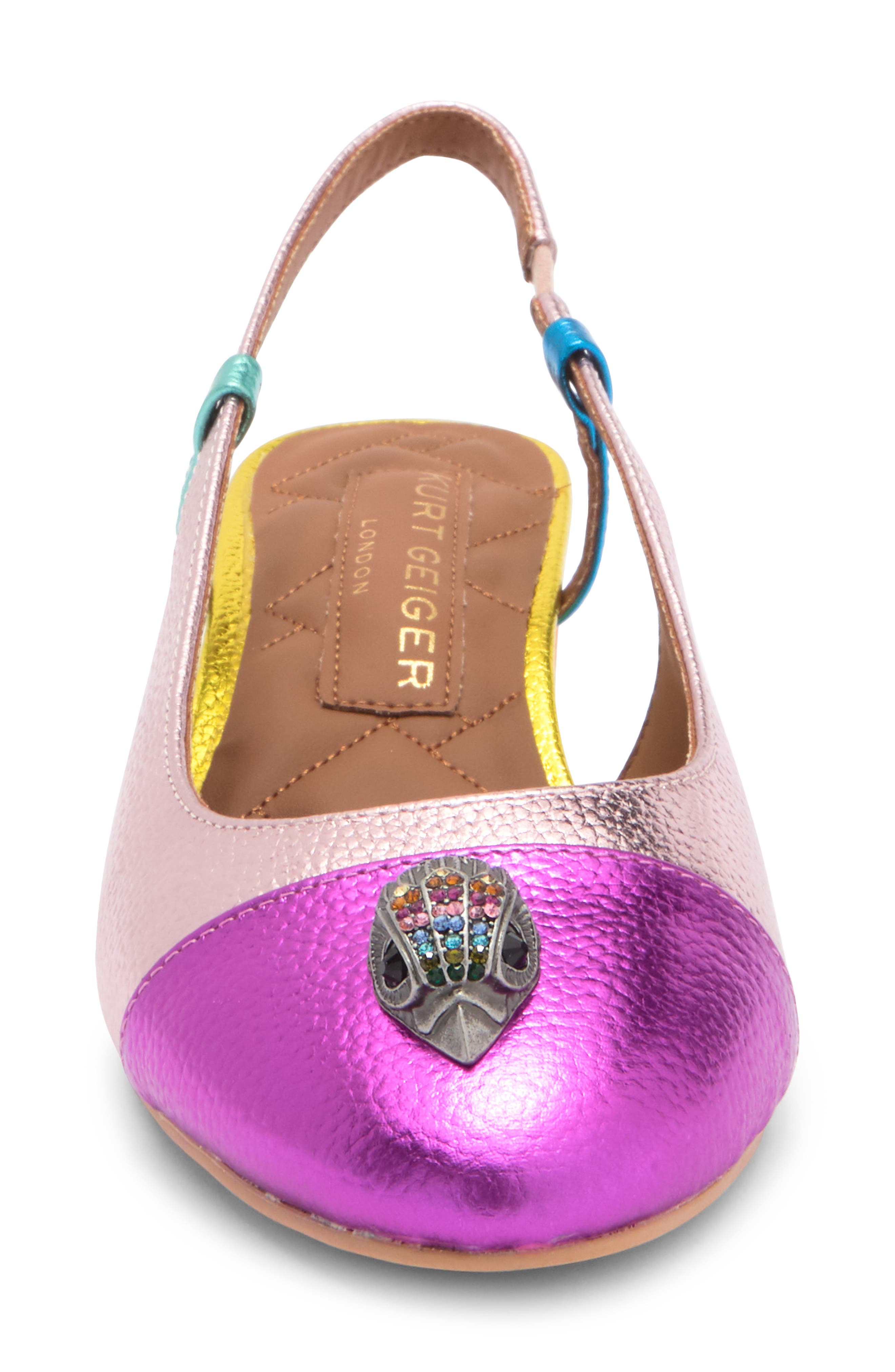 Kurt Geiger London Sloane Slingback Pump, Alternate, color, Pink Multi