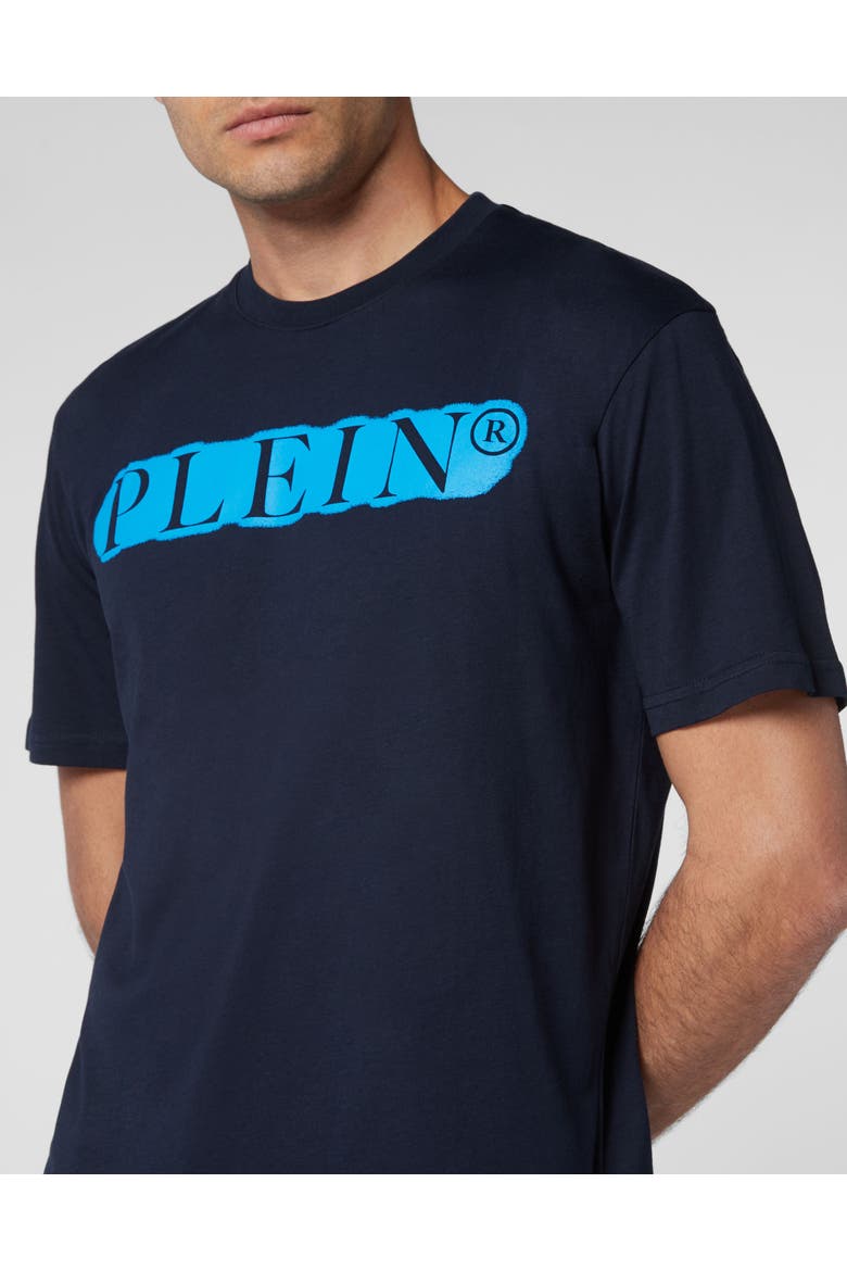 T-Shirt Round Neck Men, Alternate, color, navy