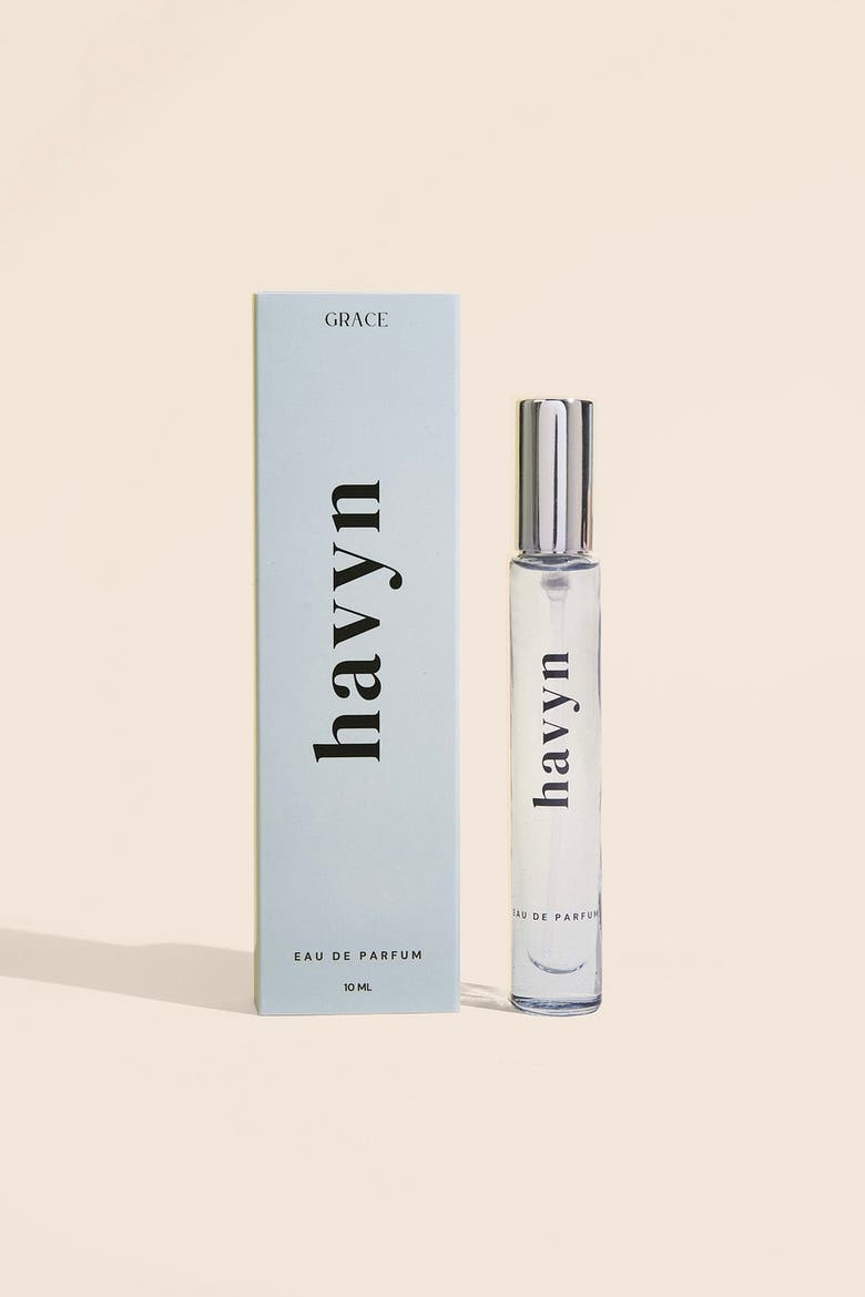 002 Grace (Fresh Rain, Pear, & White Lily) Elevating Perfume - EU Allergen-Free Eau de Parfum, Alternate, color, 0.3 oz