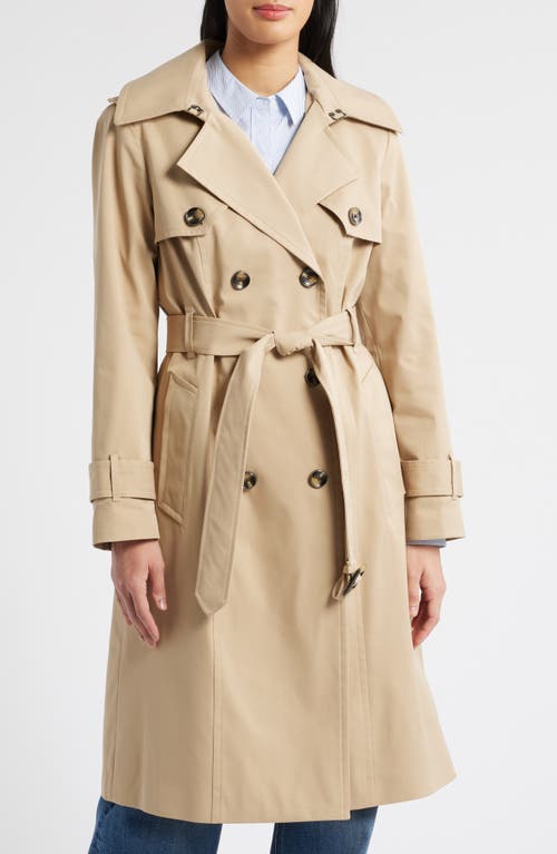 London Fog Double Breasted Trench Coat in Dark Khaki  product