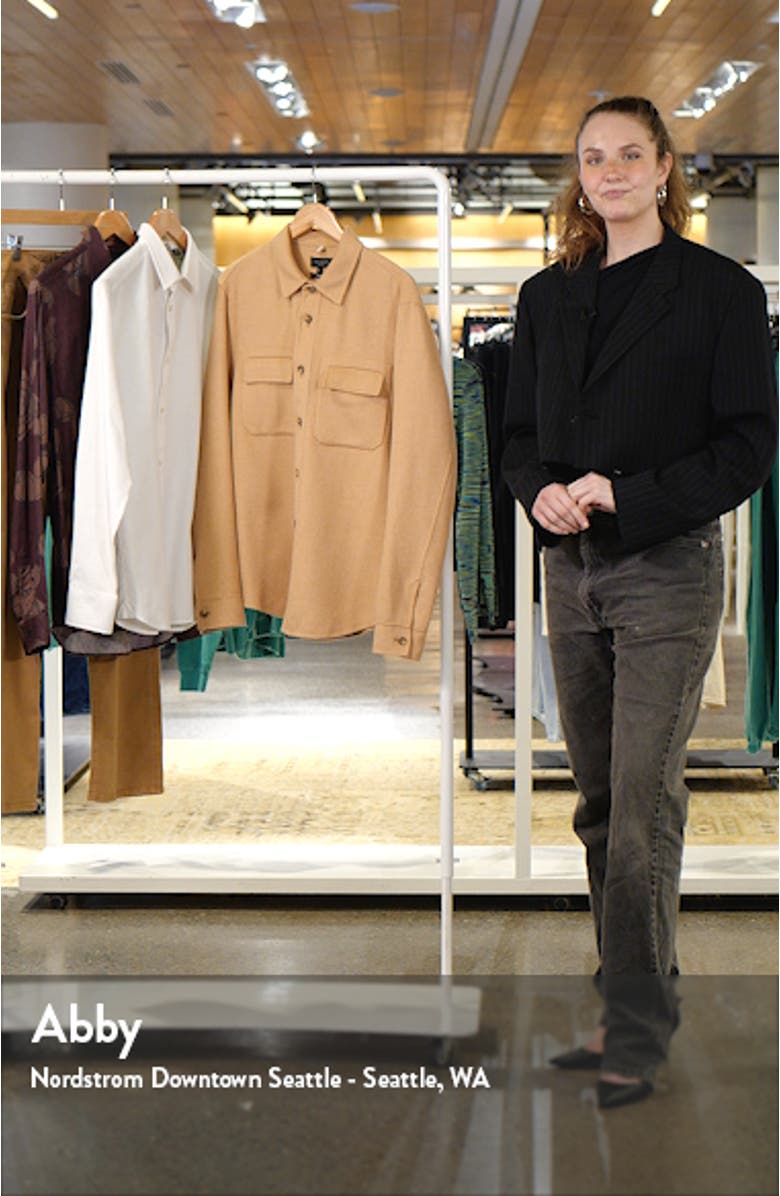 Dalch Wool Blend Overshirt, sales video thumbnail