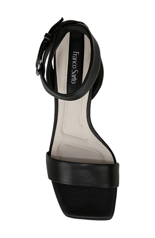 Franco Sarto Savini Ankle Strap Sandal In Black