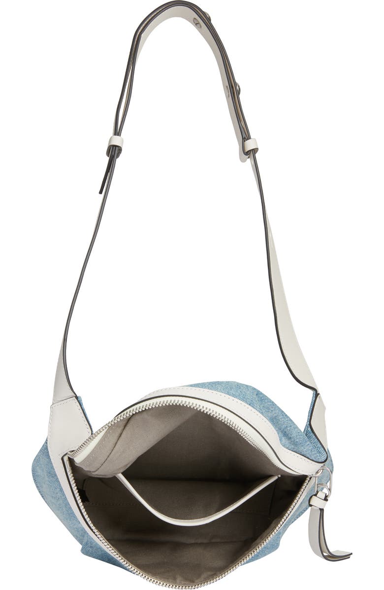 rag & bone Commuter Denim Belt Bag, Alternate, color,