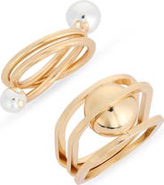 Leith 2-Pack Abstract Rings