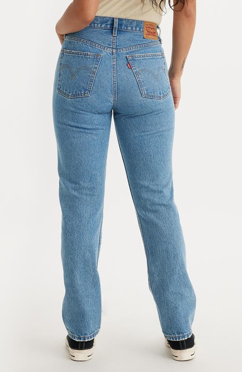Levi's 501® High Waist Straight Leg Jeans In Blue