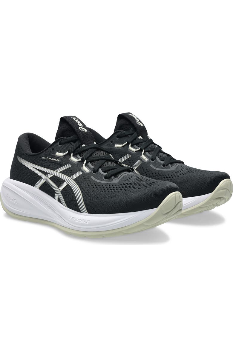 ASICS<sup>®</sup> GEL-CUMULUS<sup>®</sup> 28 Running Shoe, Main, color, Black/ White
