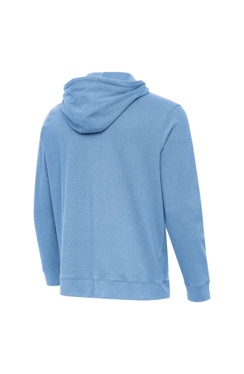 ANTIGUA Men's Antigua  Heather Powder Blue Seattle Mariners Cloud Pullover Hoodie, Alternate, color, Heather Powder Blue