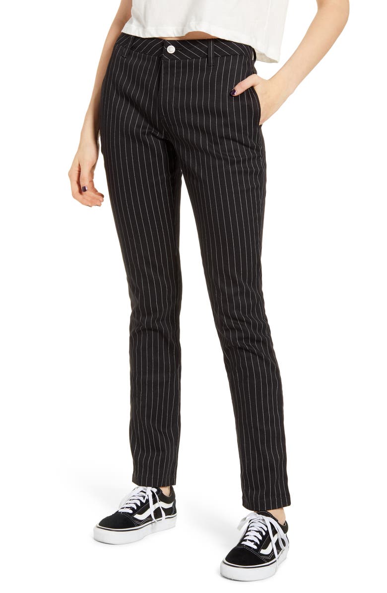 Dickies Pinstripe Four Pocket Stretch Cotton Pants, Main, color,