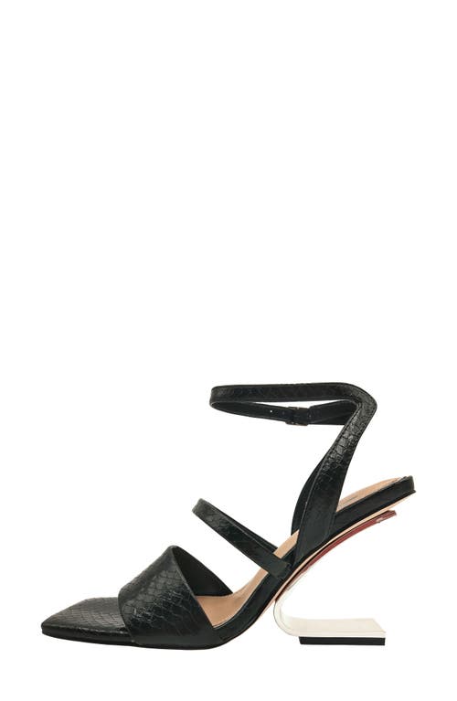 Ninety Union Priva Ankle Strap Sandal In Black