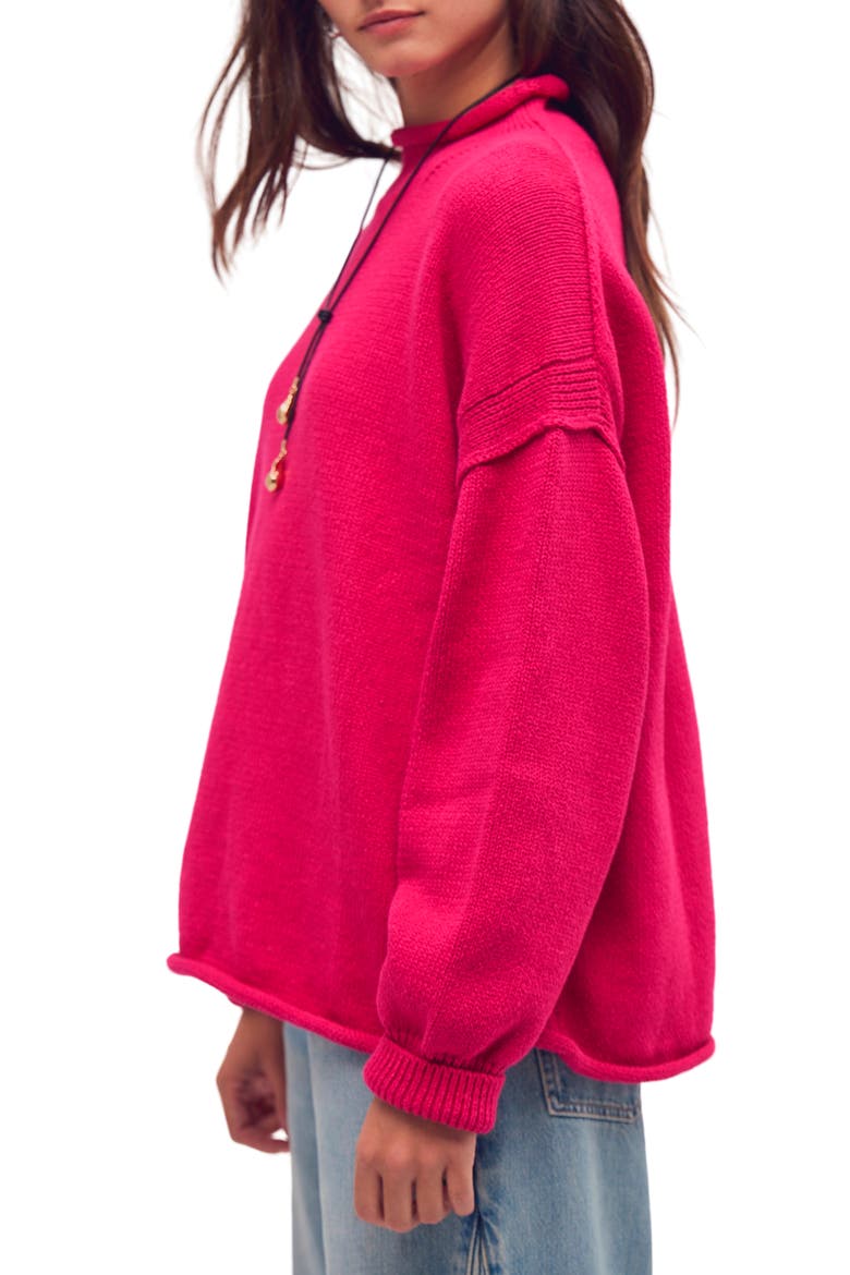 Torres Turtleneck Sweater, Alternate, color, SUGAR RUSH