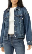 Silver Jeans Co. Studded Denim Jacket