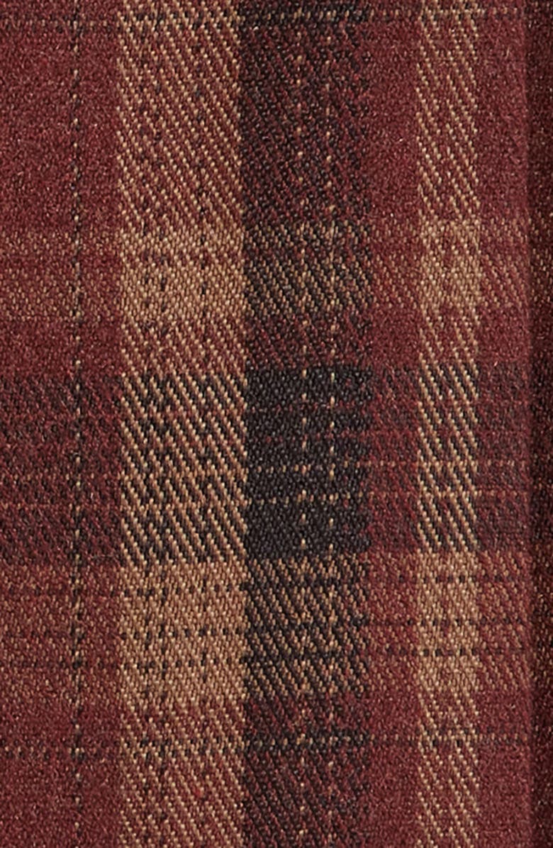 ASTR the Label Vena Plaid Pleated Midi Skirt, Alternate, color, Wine Plaid