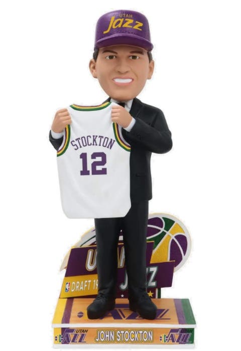 John Stockton (Utah Jazz) 1984 NBA Draft Pick Bobblehead