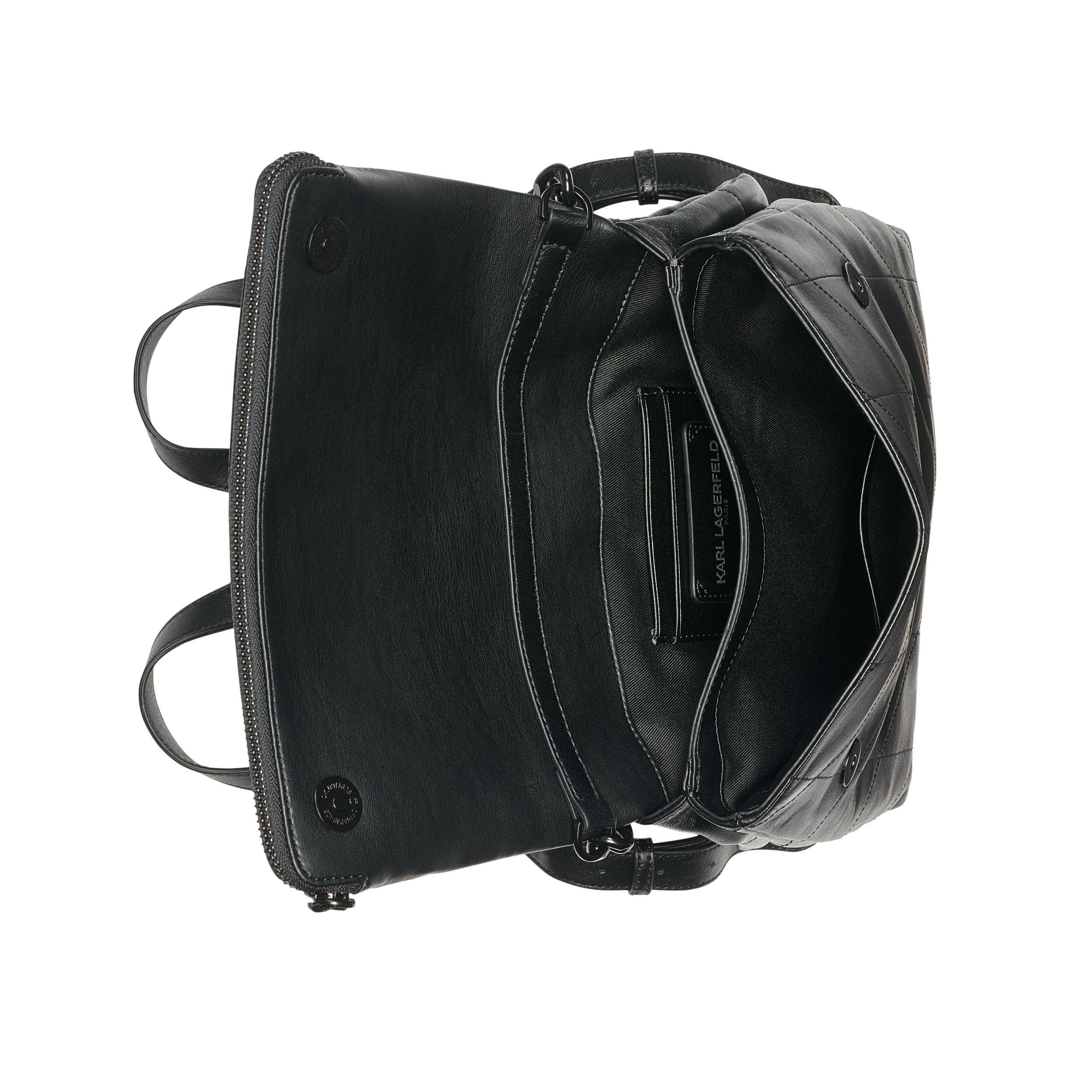 KARL LAGERFELD PARIS Lavende Backpack, Alternate, color, Black