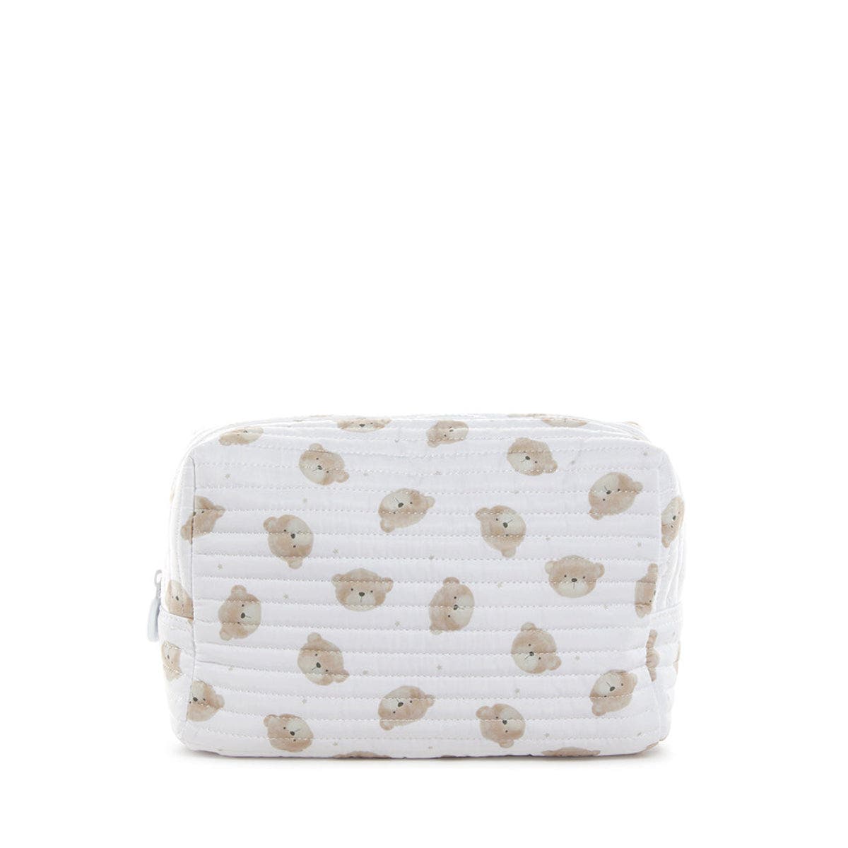 Quilted Teddy Bear Everyday, Main, color, White