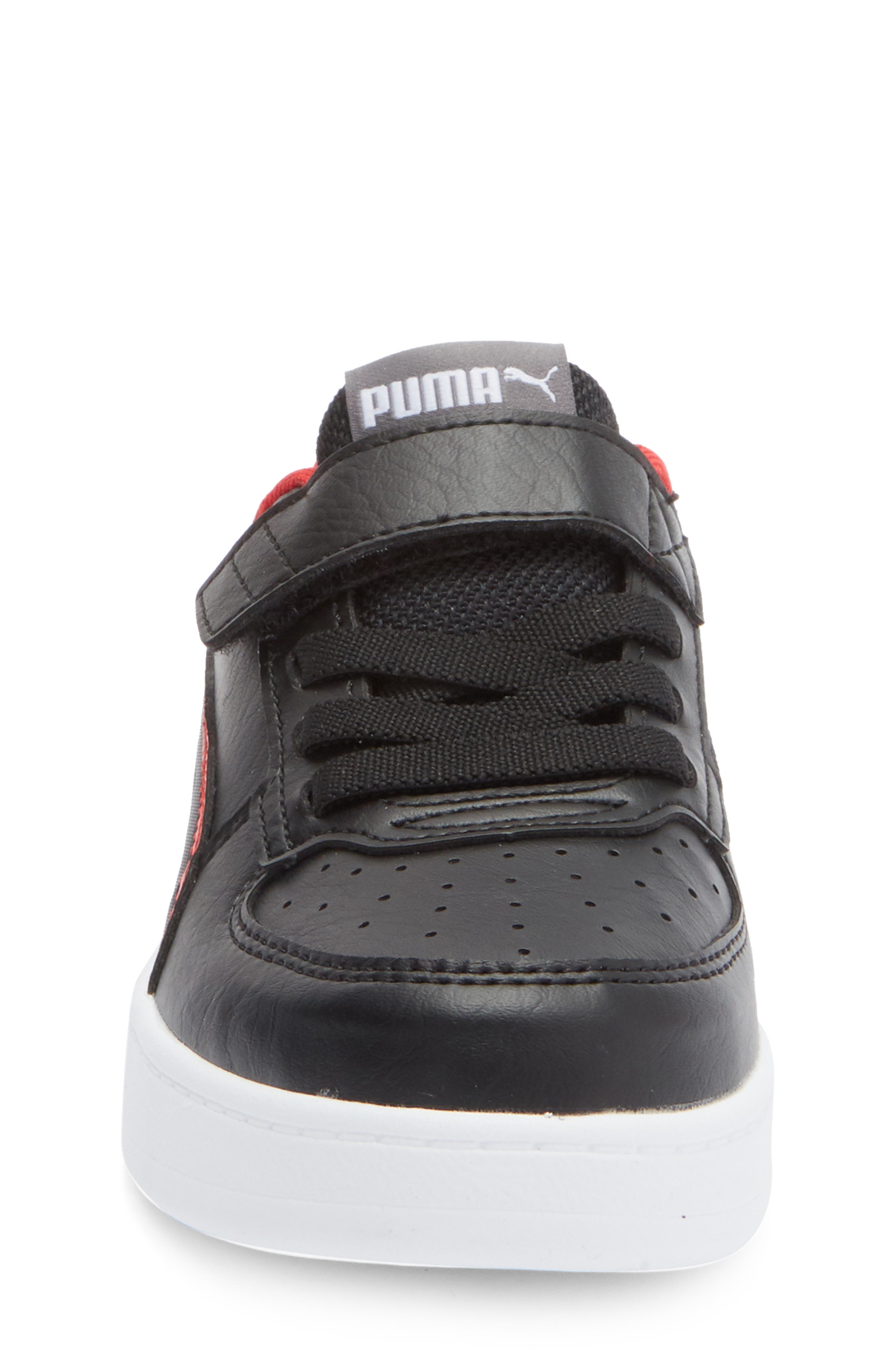 PUMA Kids' Ferrari Caven 2.0 AC Sneaker, Alternate, color, Puma Black/ Rosso