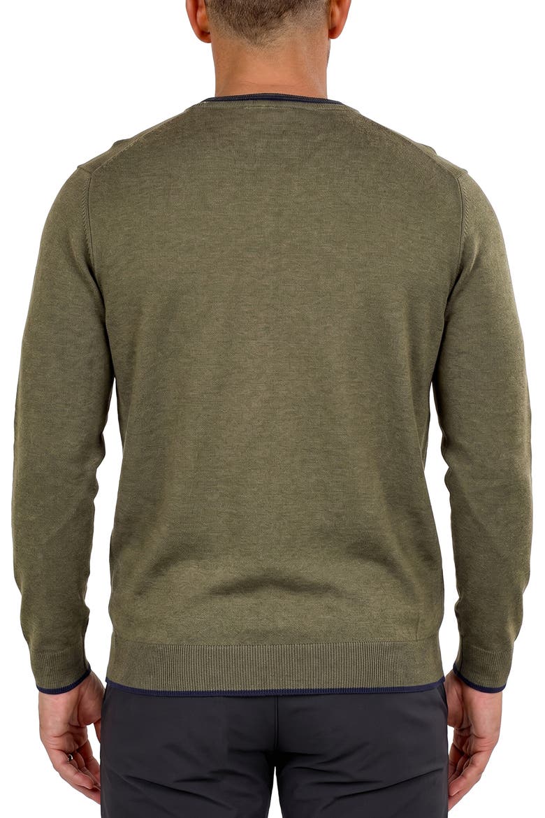 Crewneck Sweater, Alternate, color, GREEN