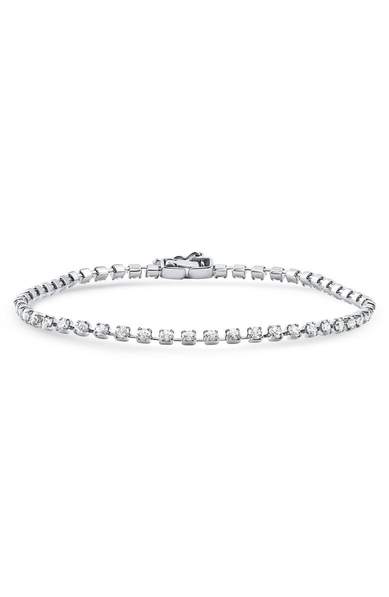Bliss Diamond Platinum 2Ct Diamond Tennis Bracelet 7" Lab Grown, Alternate, color, Platinum