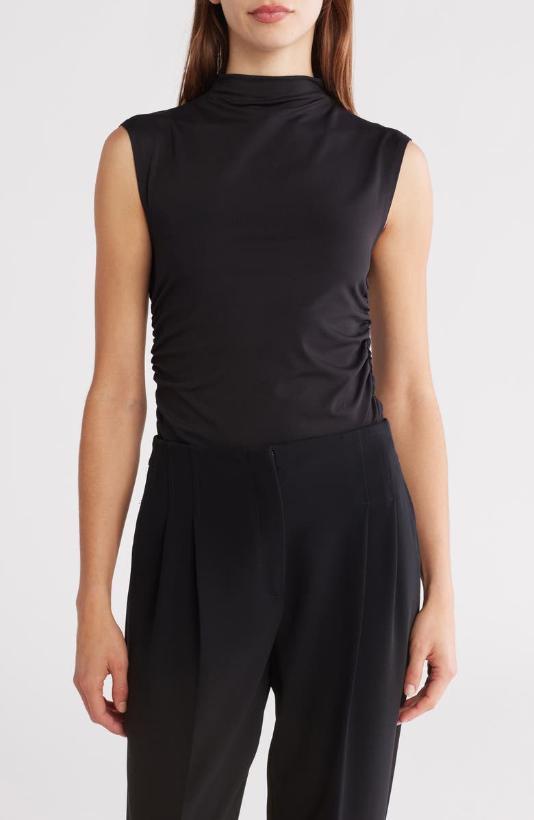 JASON WU Extended Shoulder Mock Neck Top, Main, color,