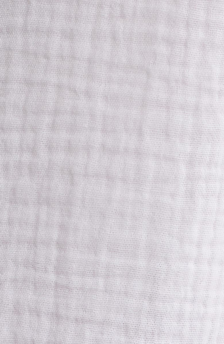 beachlunchlounge Devin Gauze Shirt, Alternate, color, White