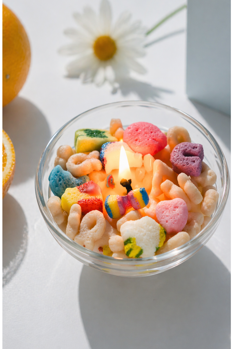 Mini Cereal Candle Bowl Set, Alternate, color, Multicolored Pastel