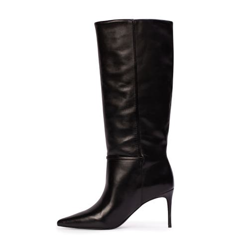 Black Suede Studio Elo 80 Leather Boot In Black