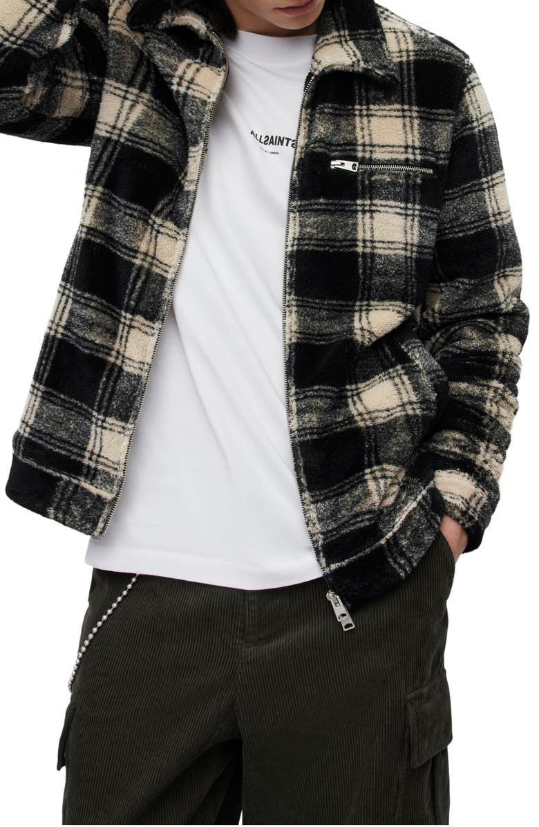 AllSaints Franco Plaid Jacket, Alternate, color,