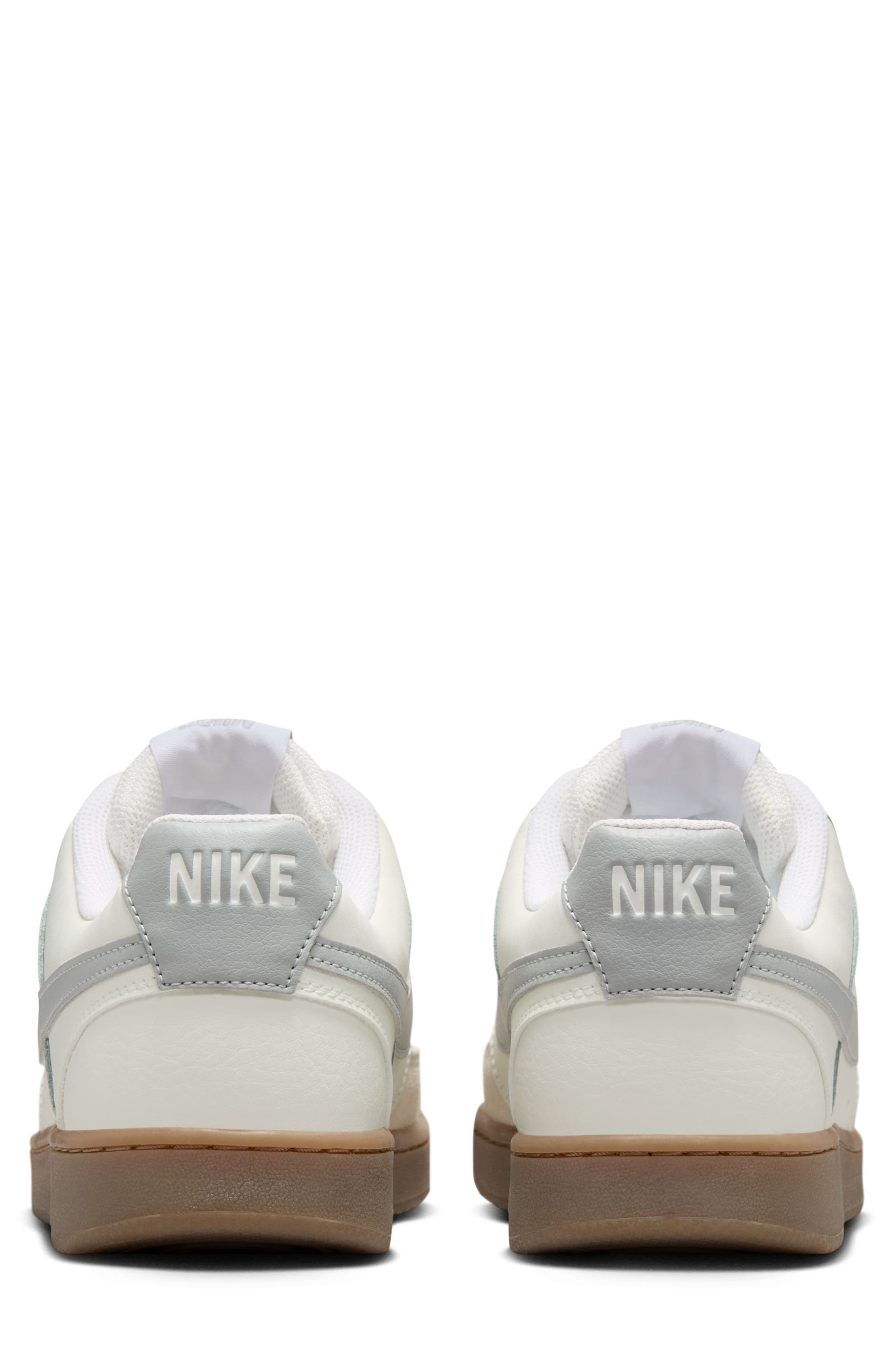 Nike Court Vision Low Sneaker, Alternate, color, 100 Sail/Ltskgy