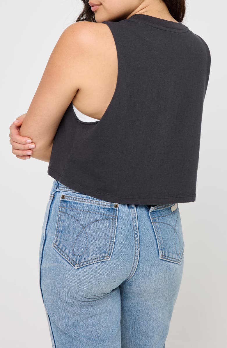 Spiritual Gangster Bolt Callie Crop Graphic Tank, Alternate, color,