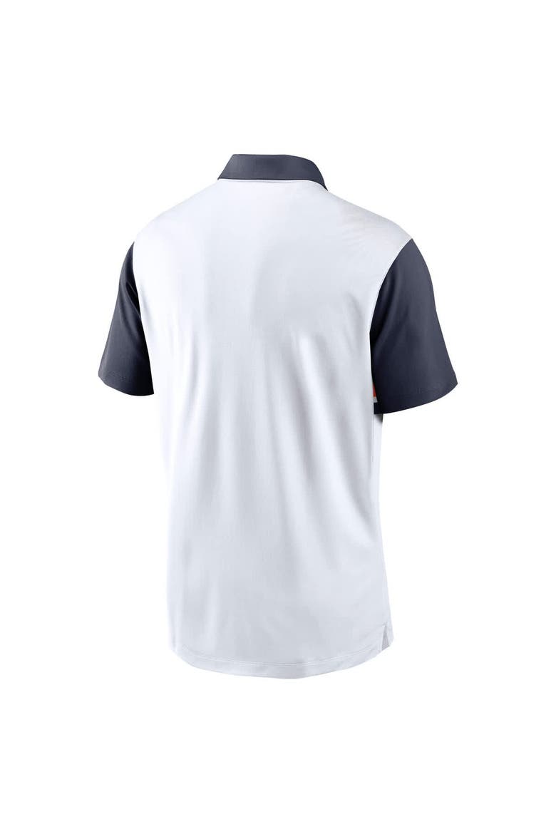 Men's Nike White/Navy Auburn Tigers Primetime Campus Pattern Vapor Performance Polo, Alternate, color, White