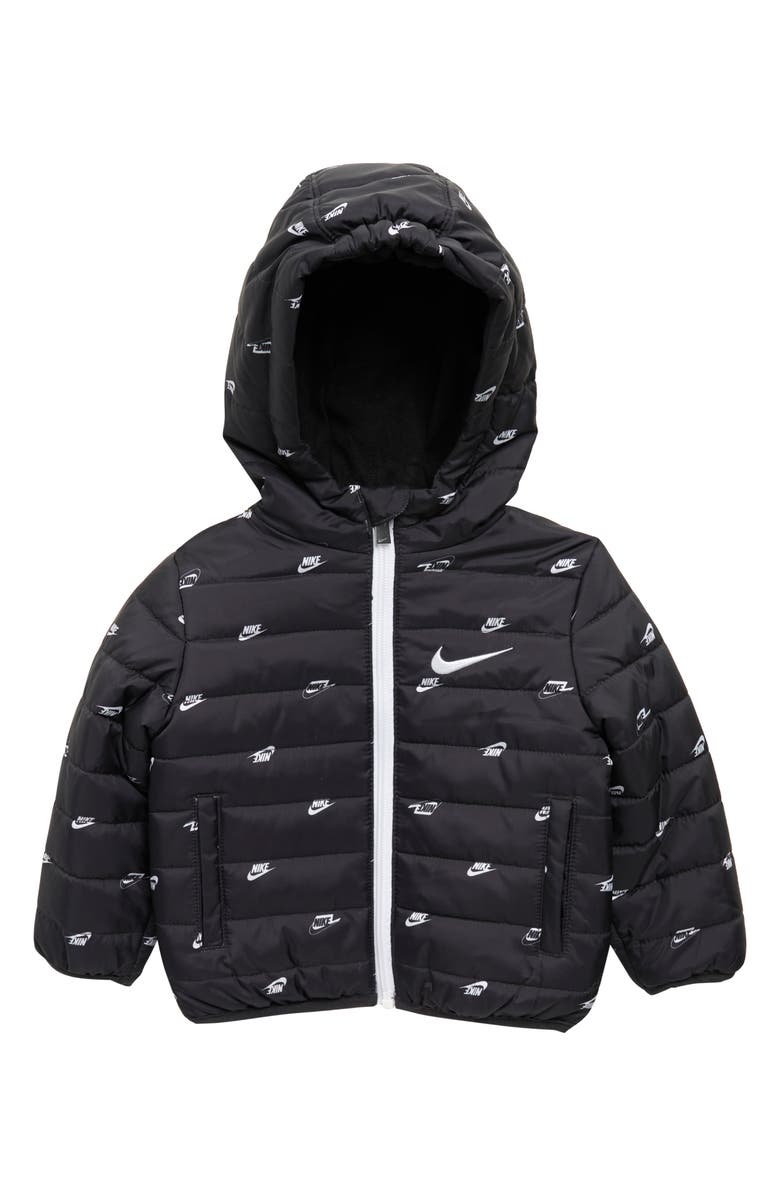Nike Essential Padded Hooded Jacket, Main, color, 