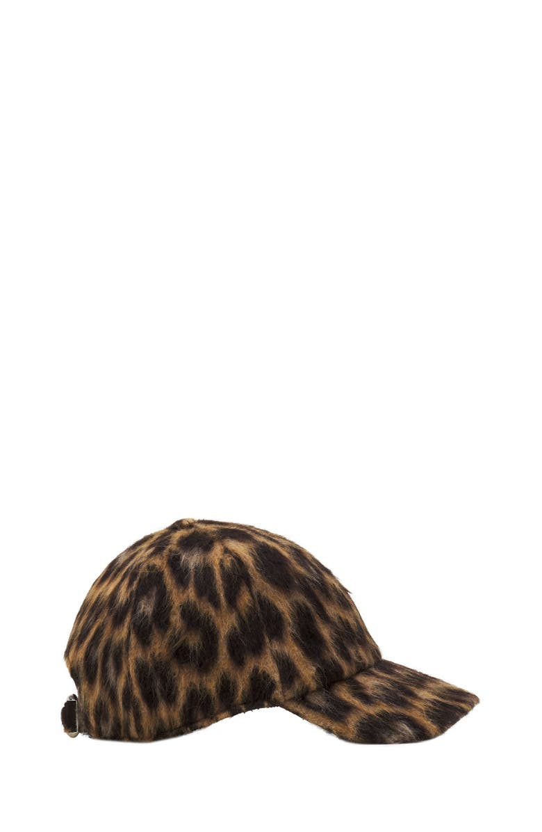 Lanvin Leopard Print Cap, Alternate, color, Leopard