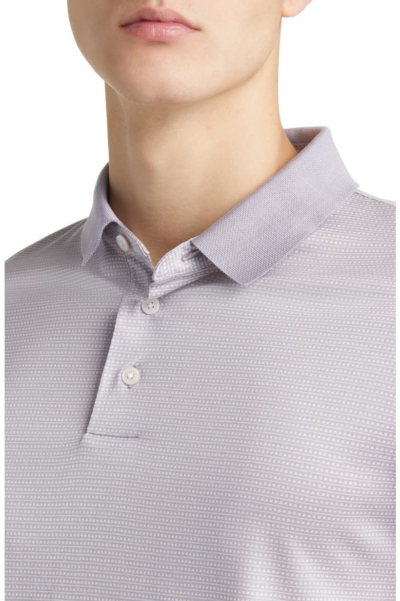 Micro Pattern Polo, Alternate, color, LILAC