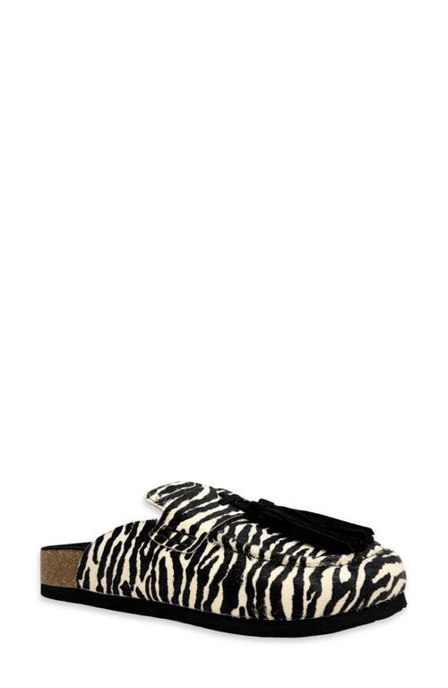 Shushop Ariana Calf Hair Mule In Multi