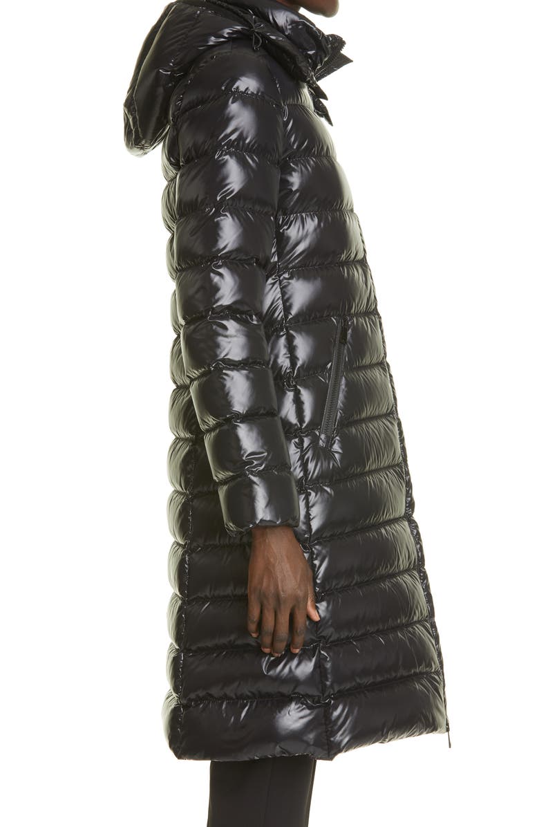 Moncler Moka Water Resistant Long Hooded Down Puffer Parka, Alternate, color,