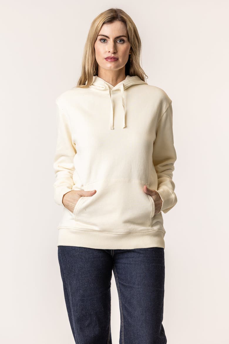 Organic Cotton Pullover Hoodies, Alternate, color, Natural