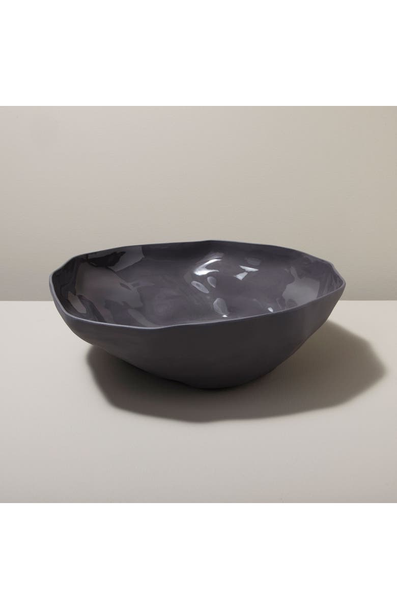 Be Home Tam Stoneware Large Serving Bowl, Alternate, color, Slate