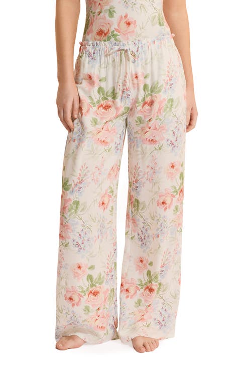 Orchidee Floral Wide Leg Pajama Pants