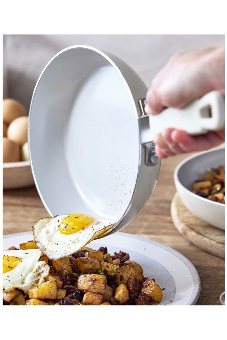 Bobby Flay 13-Piece Nonstick Cookware Set, Alternate, color, CREAM